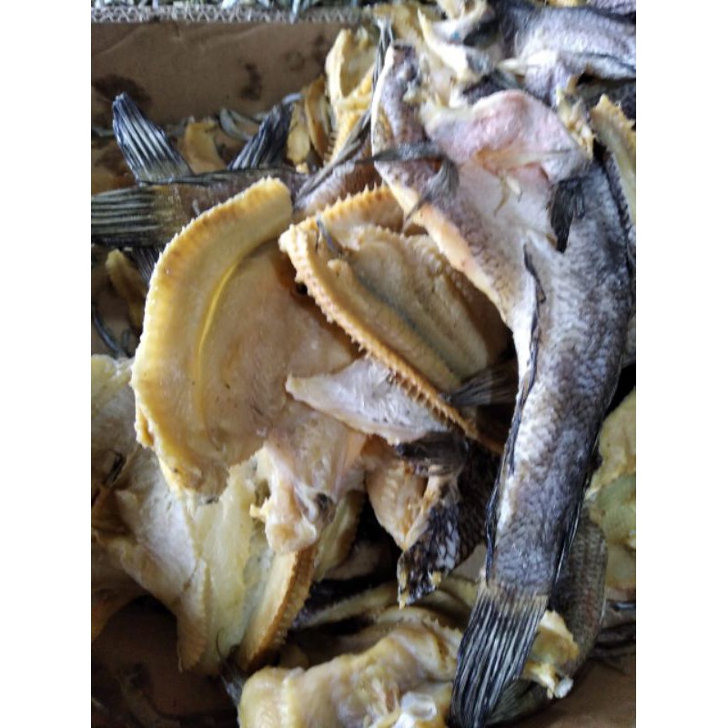 

Ikan asin Gabus super 250g