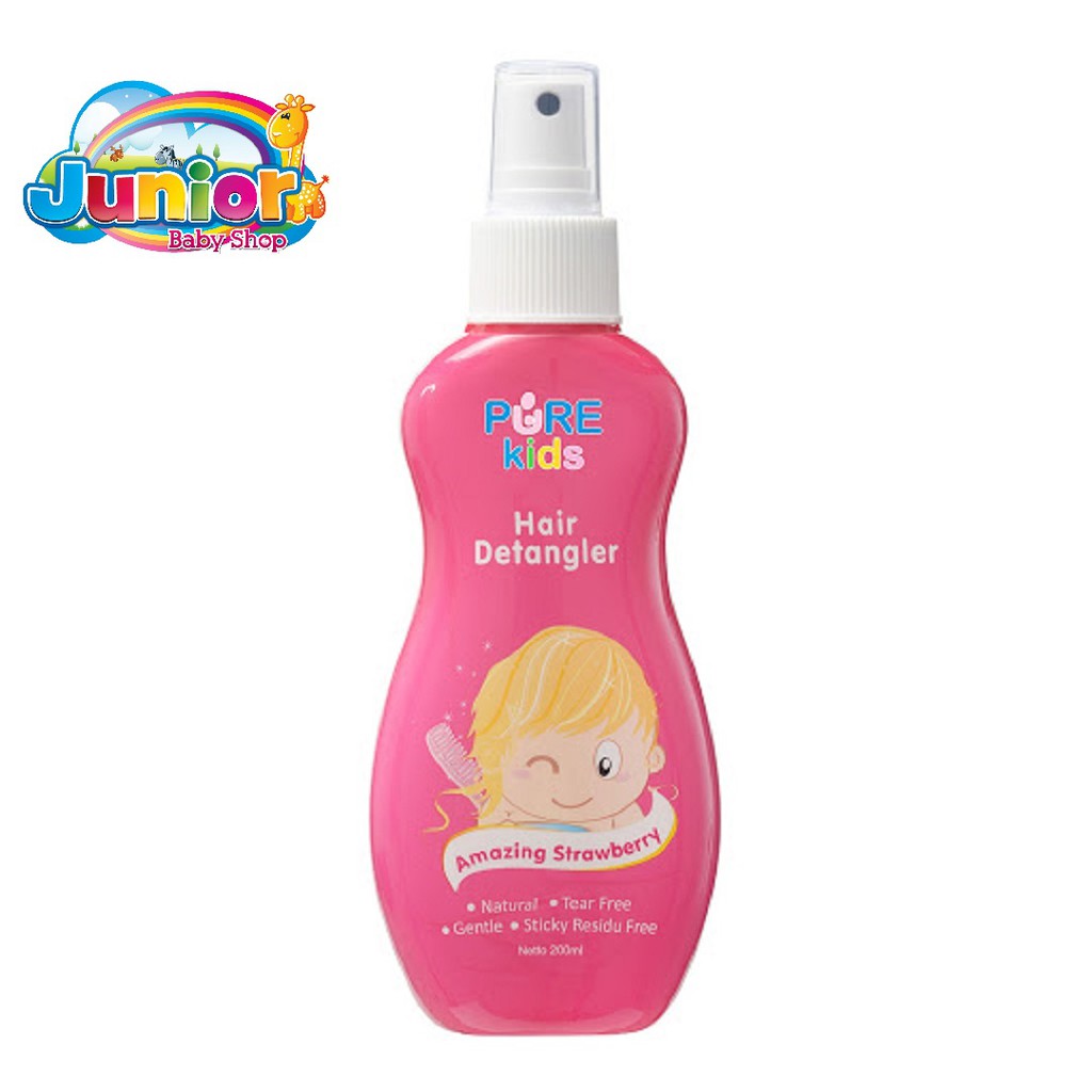 Pure Kids Hair Detangler 200ml - Spray Rambut Anti Kusut