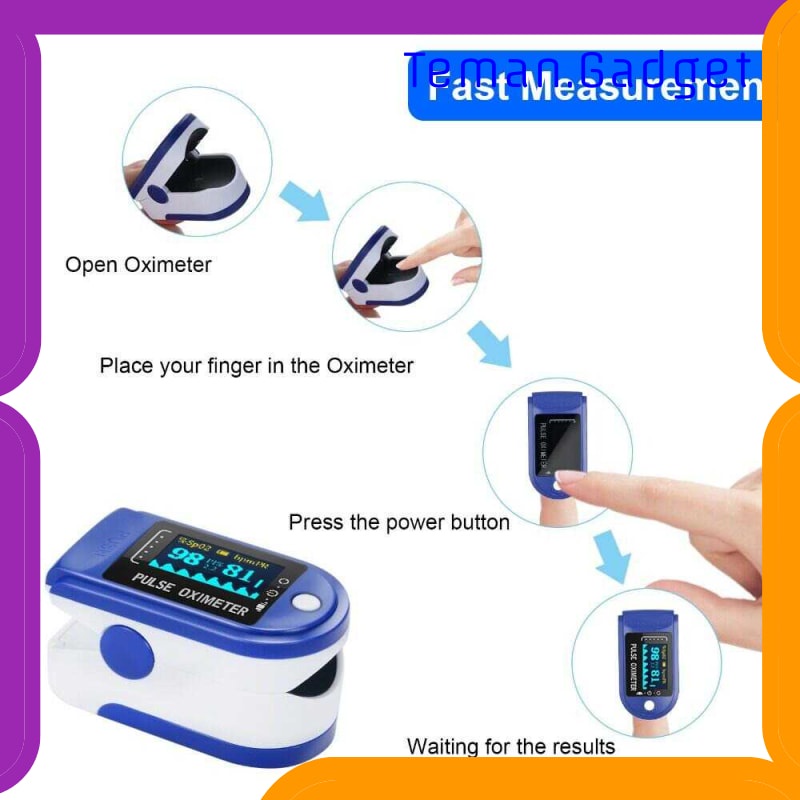 TG-FE341 ABCMASK ALAT PENGUKUR DETAK JANTUNG KADAR OKSIGEN OXIMETER - AB01PO