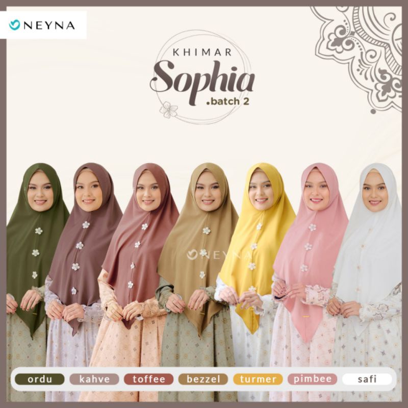 khimar sophia by neyna jilbab couple ibu anak khimar couple jilbab syari khimar syari jilbab instan
