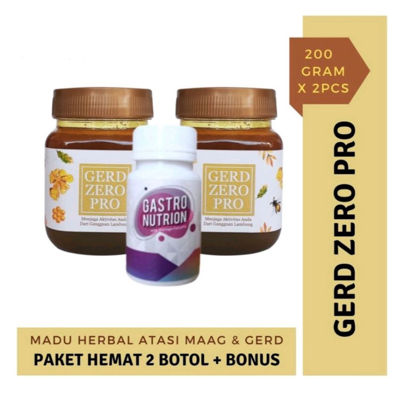 PAKET BUNDLING GERD ZERO PRO + GASTRO NUTRION ATASI ASAM LAMBUNG