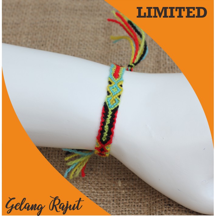 Gelang Rajut Etnik Gelang Keren Kece Anak Gunung - 01