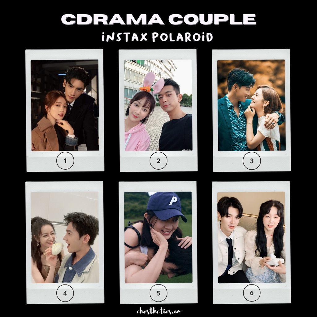 Aktor China Actor Couple CDrama Intax Polaroid (Luo Yunxi Bai Lu Love is Sweet Go Go Squid Li Xian Y