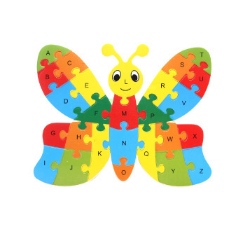 Hewan awal pendidikan kayu mainan bayi bata