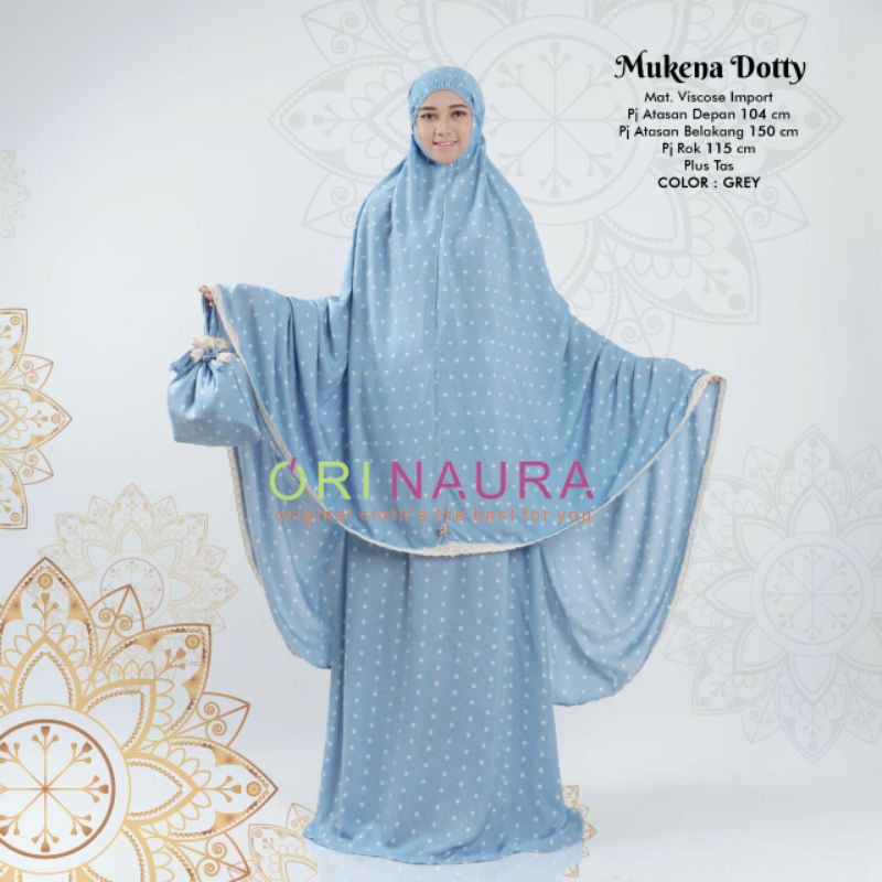 mukena dotty mukena dewasa solo - mukena jumbo