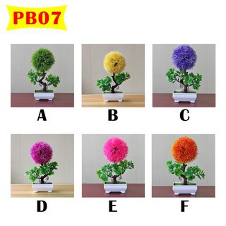 DD216 POT BUNGA Dekorasi Ornamen Tanaman HIAS plastik Pohon Bonsai Artificial Flower cantik import
