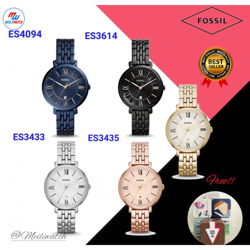 JAM TANGAN FOSSIL [ES 3433][ES 3434][ES3435][ES 3614][ES 4094] 100% ORIGINAL