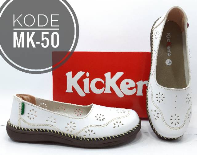 Sepatu Kickers Wanita Slip On Kode MK-50-3
