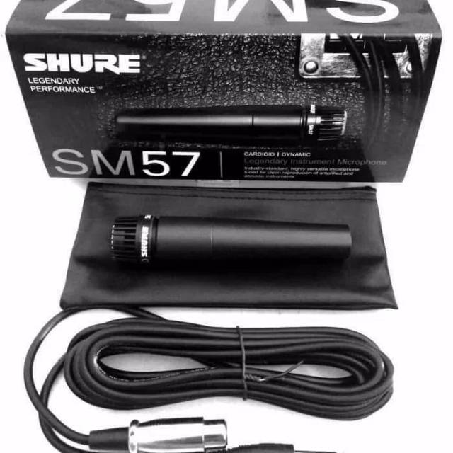 Mic Microphone Kabel SM-57SM57 SM 57 (Kardus) TERBAIK