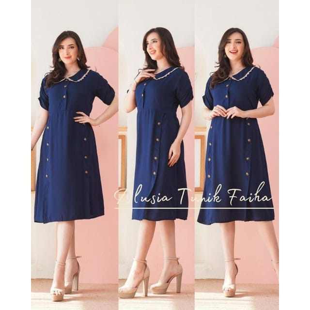 DLUSIA TUNIK FAIHA | DASTER ARAB RAYON | DASTER ARAB II DASTER KEKINIAN