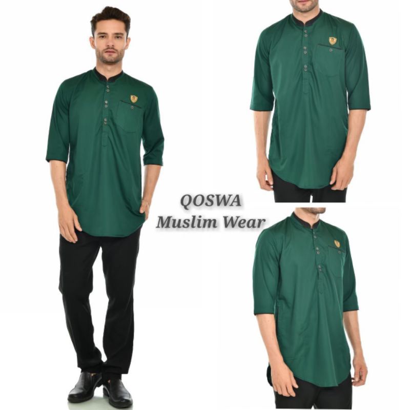 koko pria Qoswa terbaru - koko kurta Qoswa premium