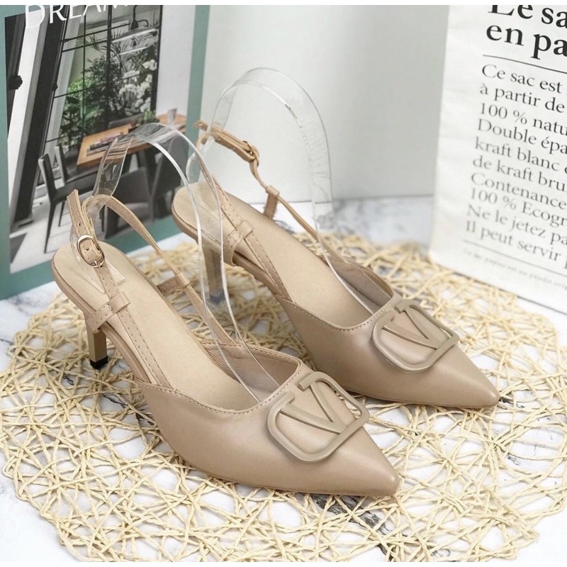 heels H605(8cm) R603 ((5cm)sendal sepatu wanita import realpict