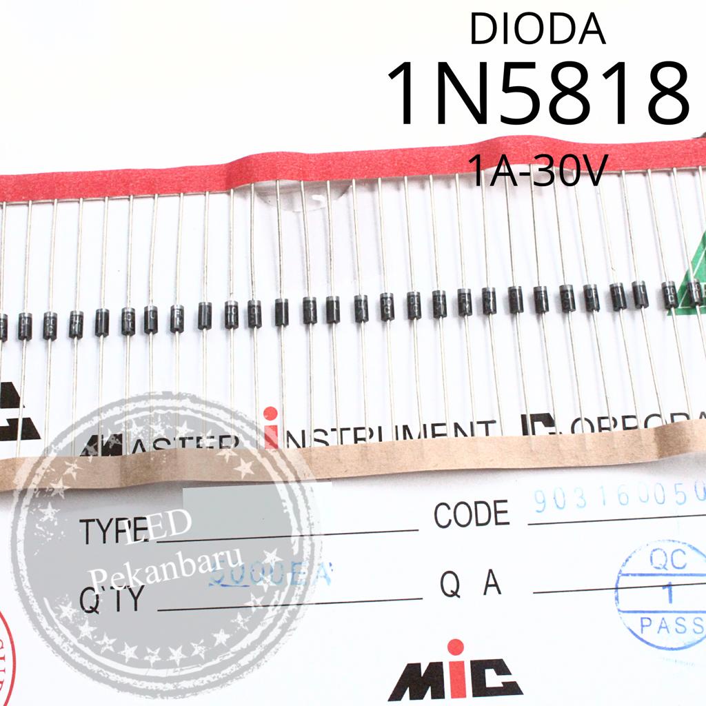 DIODA 1N5818 IN5818 IN 5818 1N MIC 1A 30V RENTENG DIODE