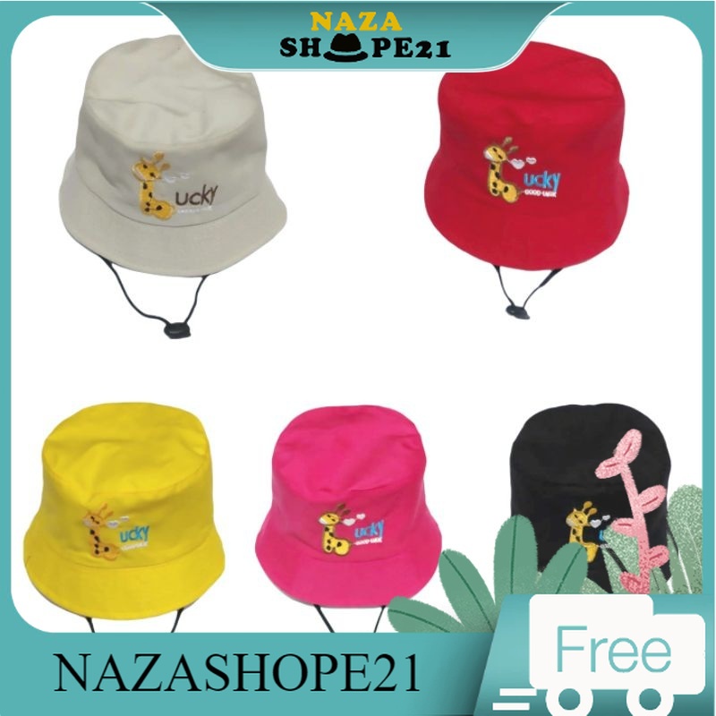 topi bucket anak laki-laki dan perempuan / topi bucket anak good lucky / topi anak laki-laki / topi 