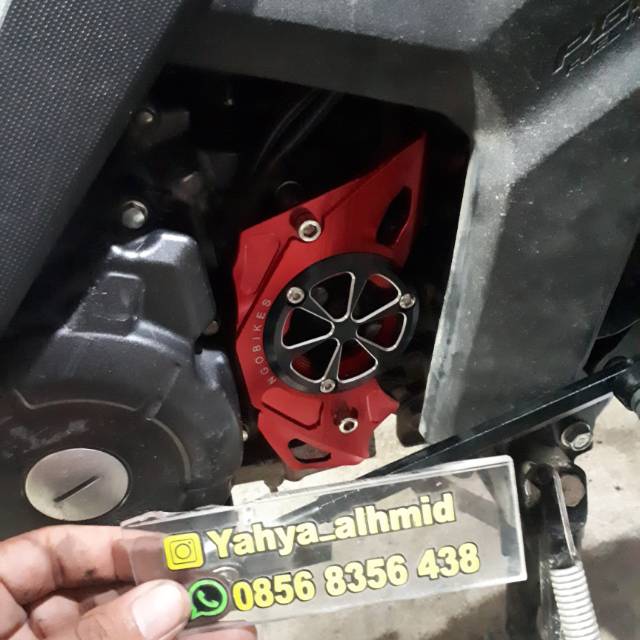 Cover gear sonic 150r tutup gear depan sonic