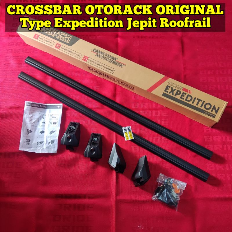 Crossbar Otorack Type Expedition Jepit Roofrail