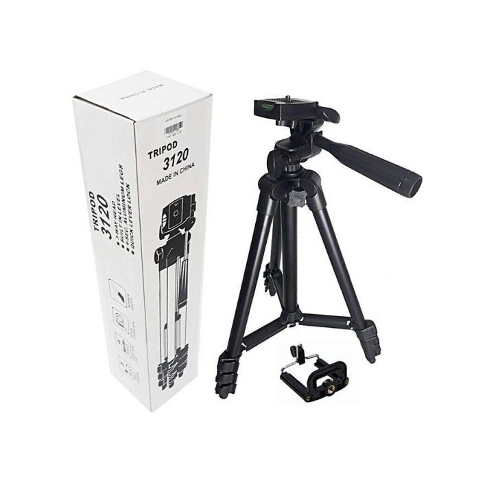 Tripod 3120 ORIGINAL Black 1 Meter + Holder U