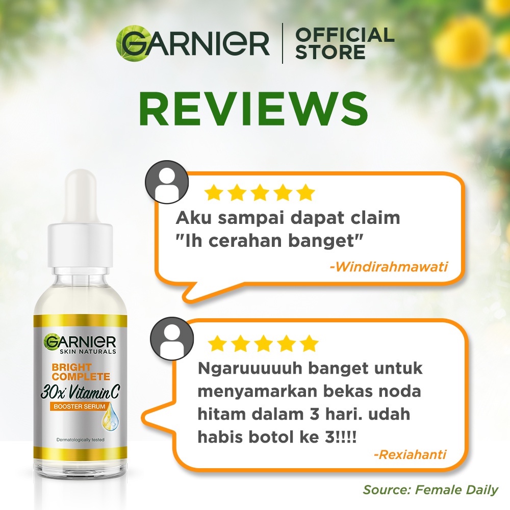 Garnier Bright Complete Booster Serum / Garnier Sakura Glow Booster Serum