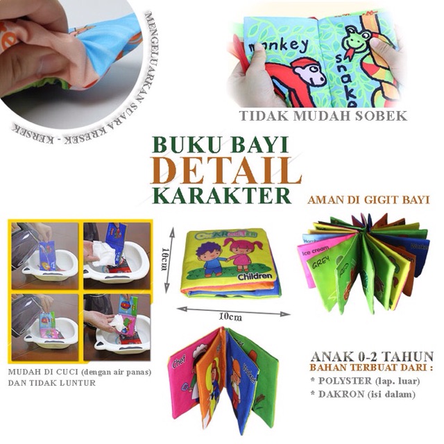 Buku Bayi Kain buku bantal bayi 01-CHARACTER