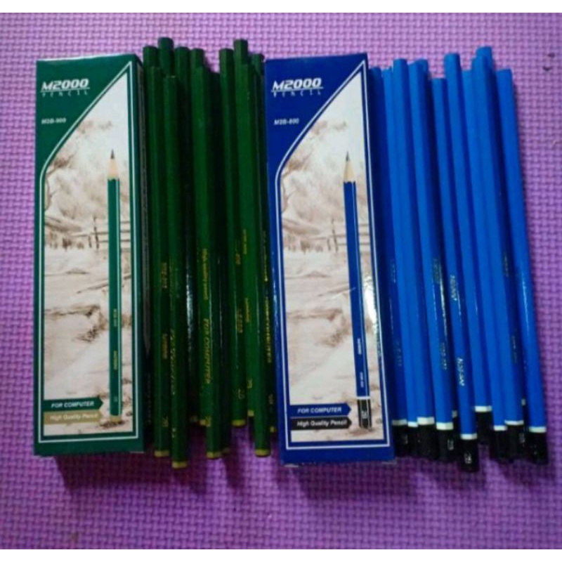

(70gr) 1pak pensil kayu 2b m2000 isi 12pcs