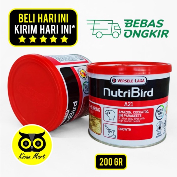Promo PAKAN LOLOHAN PIYIK BURUNG LOVEBIRD A21 NUTRIBIRD VERSELE LAGA 200GR Murah