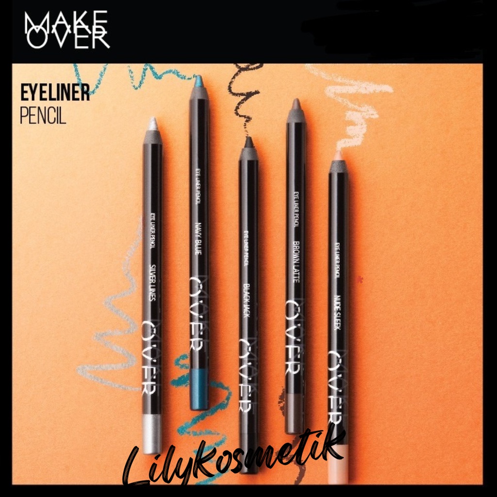 MAKE OVER Eye Liner Pencil | MakeOver Waterproof Eyeliner Pensil