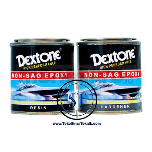 Lem Dextone NON SAG EPOXY 170gr 1 Set Resin dan Hardener 125 Derajat Glue Kapal Kamar Mandi Bocor Cream Anti Panas Air Filler Minyak Oli AKi