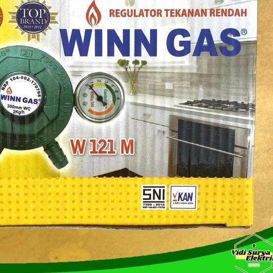 Regulator Gas Dengan Meter W 121 M Winn Gas