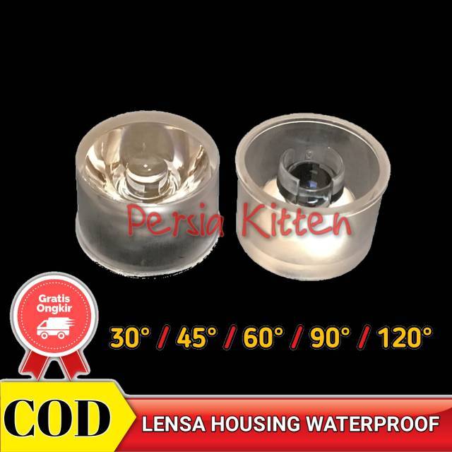 Lensa Housing Waterproof 30-120 Derajat LED HPL