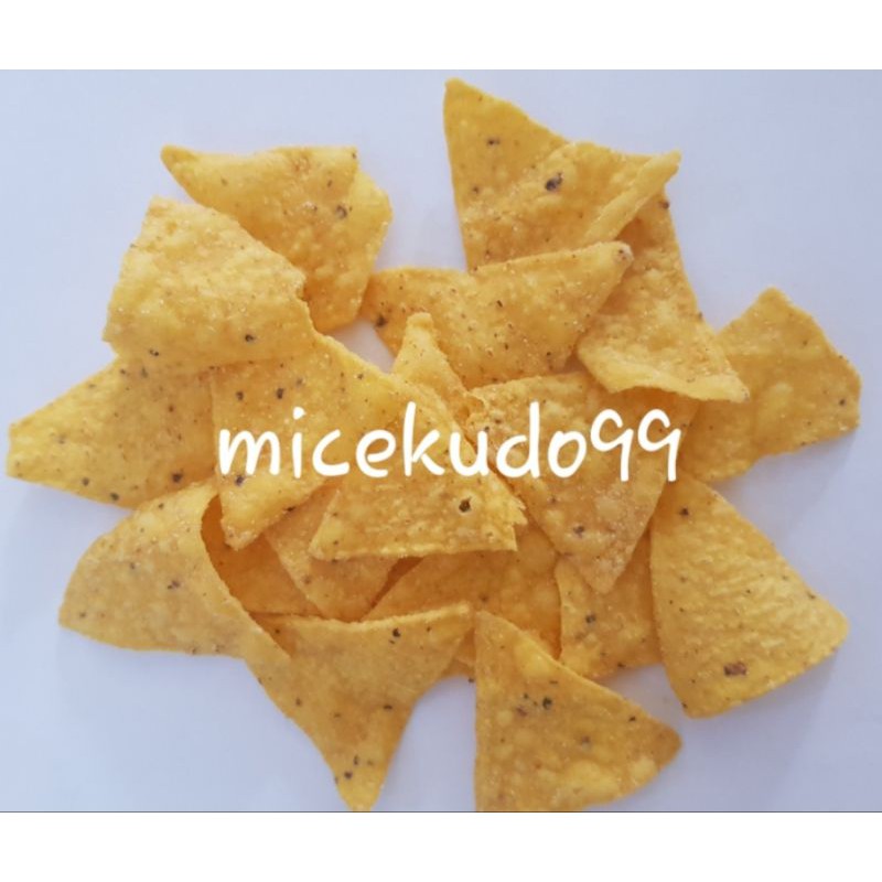 

TORTILLA CHIPS NACHO CHEESE FLAVOR HOMEMADE KERIPIK TORTILLA RASA KEJU