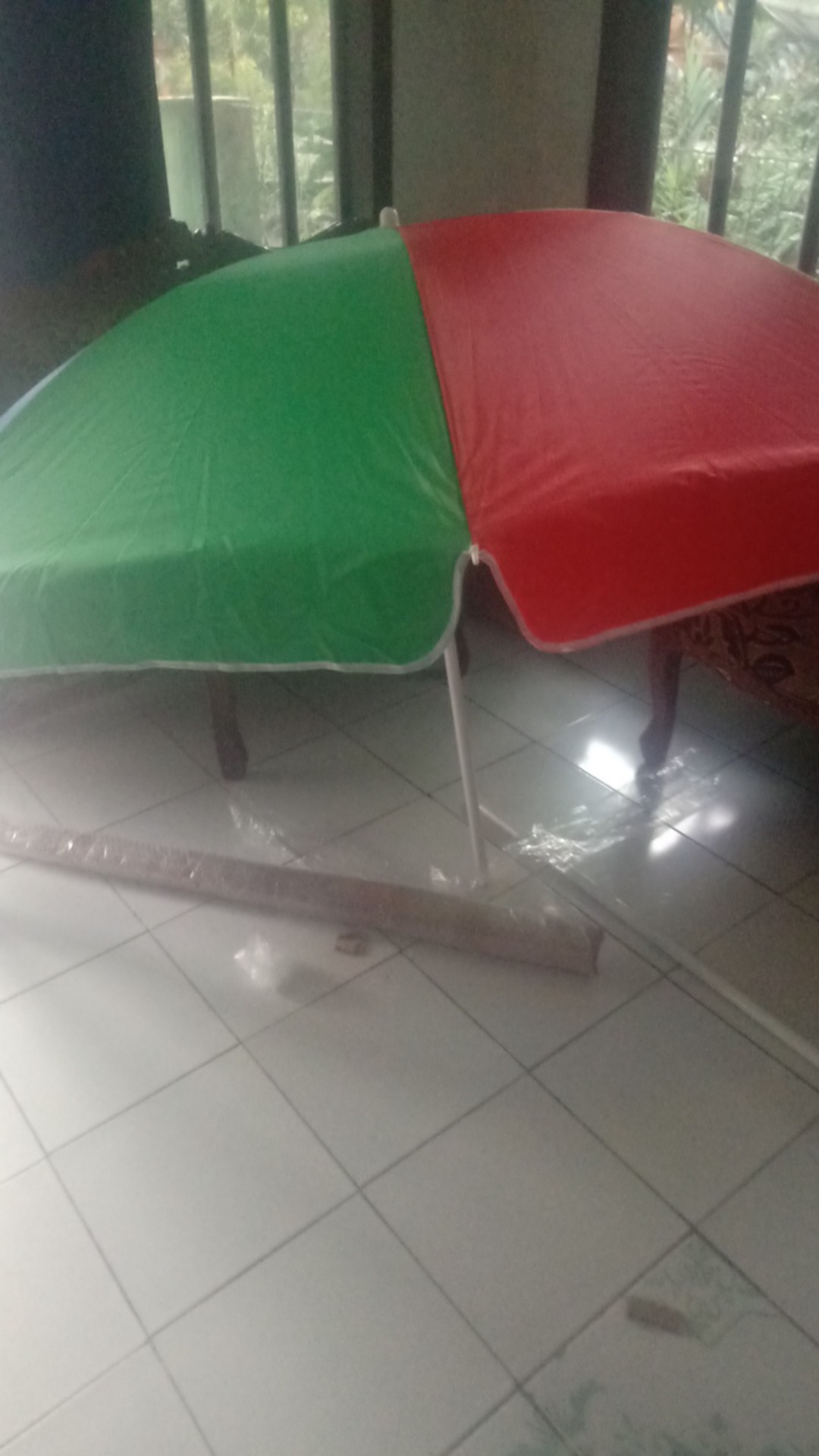 Payung Tenda Pantai 200cm Pelangi, Untuk Jualan Dagang Pkl