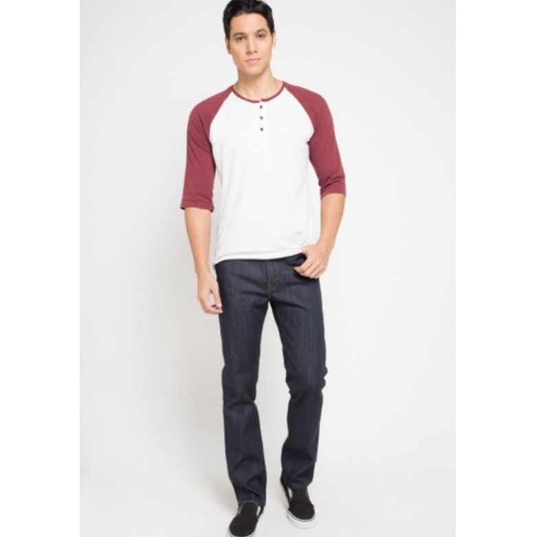 used jeans celana pria Slim Straight Cut