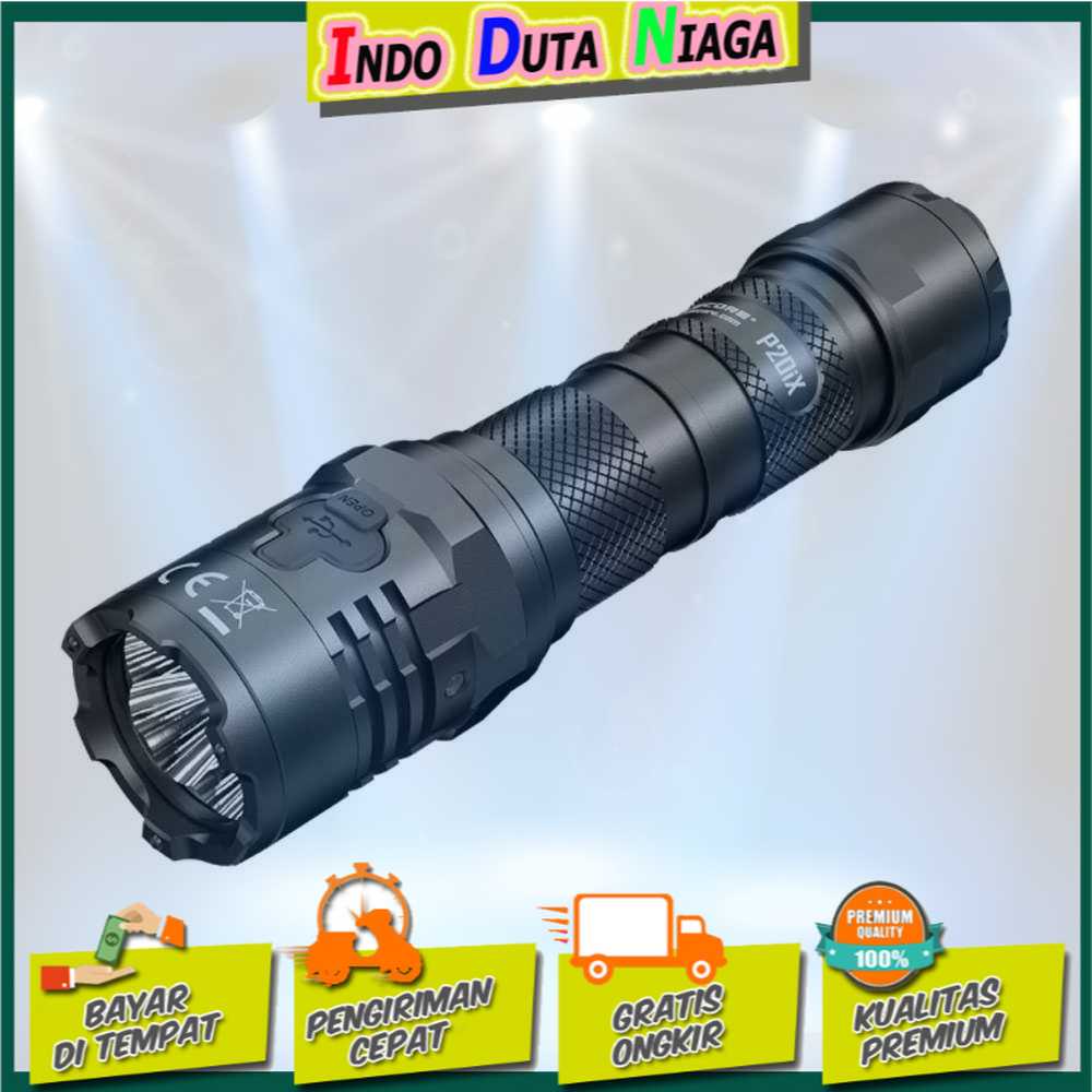 IDN TOOLS - NITECORE P20iX Senter Taktikal LED CREE XP-L2 V6 4000 Lumens