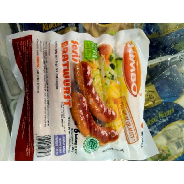

Kimbo bratwurust sapi original 6s 500gr