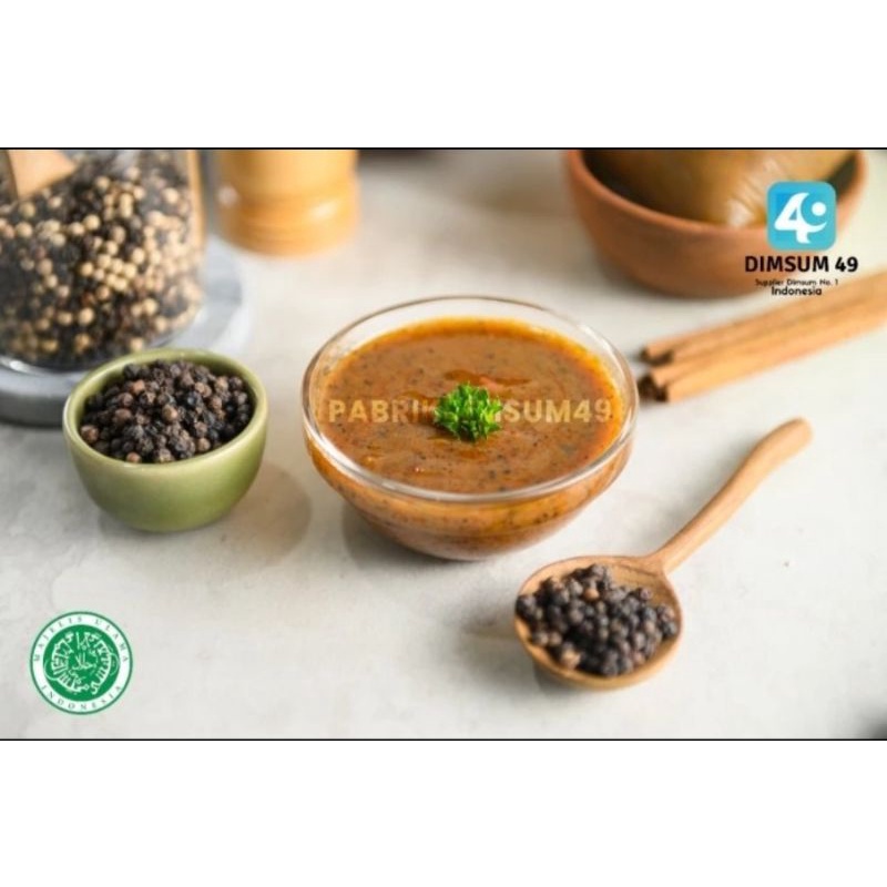 Saos BLACKPEPPER untuk dimsum 250gr