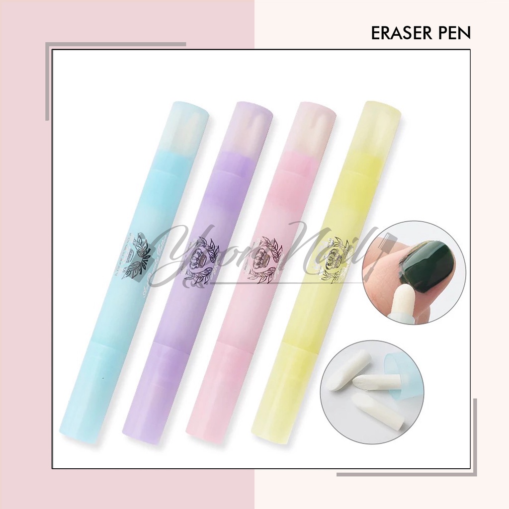 Eraser pen nail polish eraser pen pembersih kutek yang belepotan