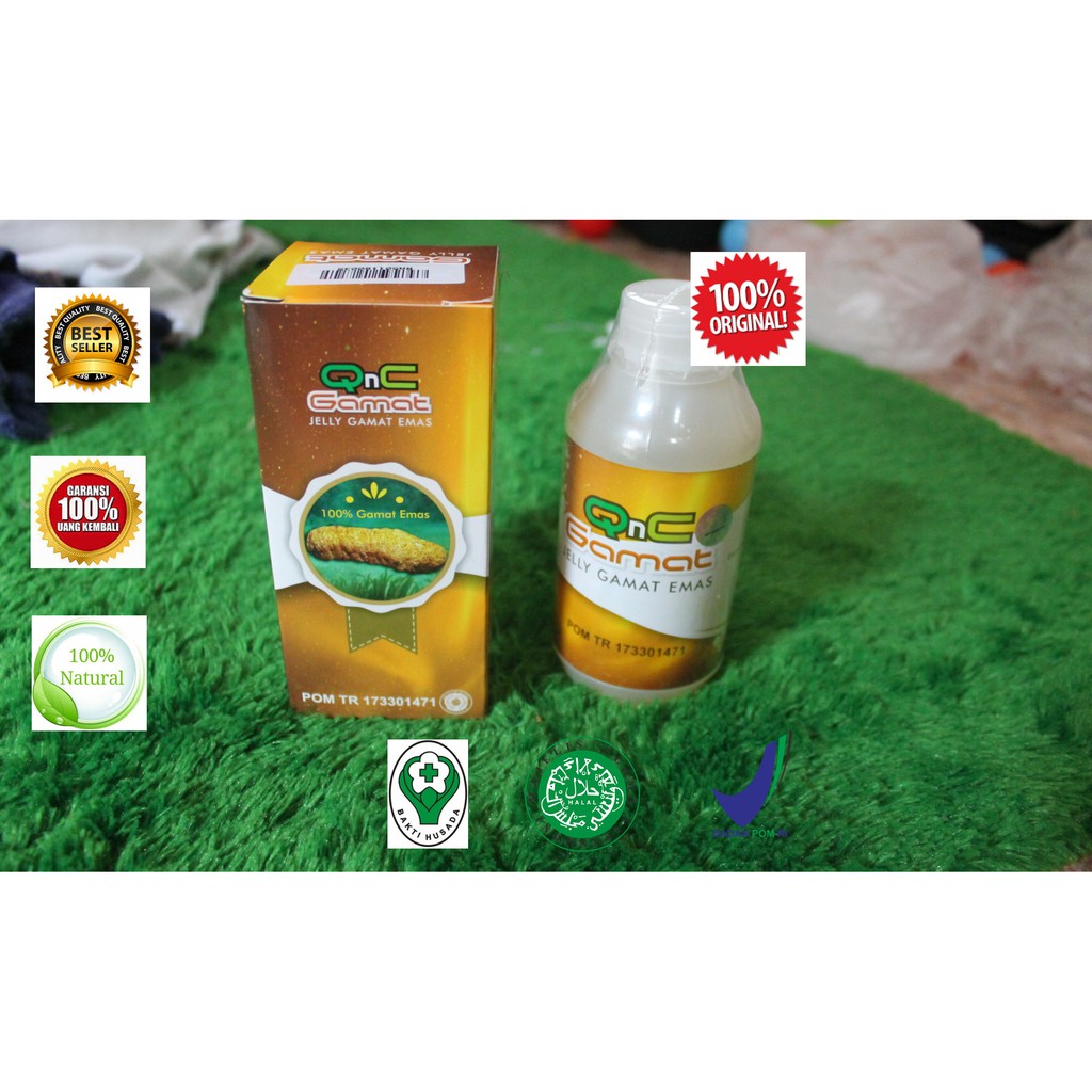 Obat Multikhasiat Utk Eksim & Psoriasis | Herbal QnC Jelly Gamat Salep dan Minum