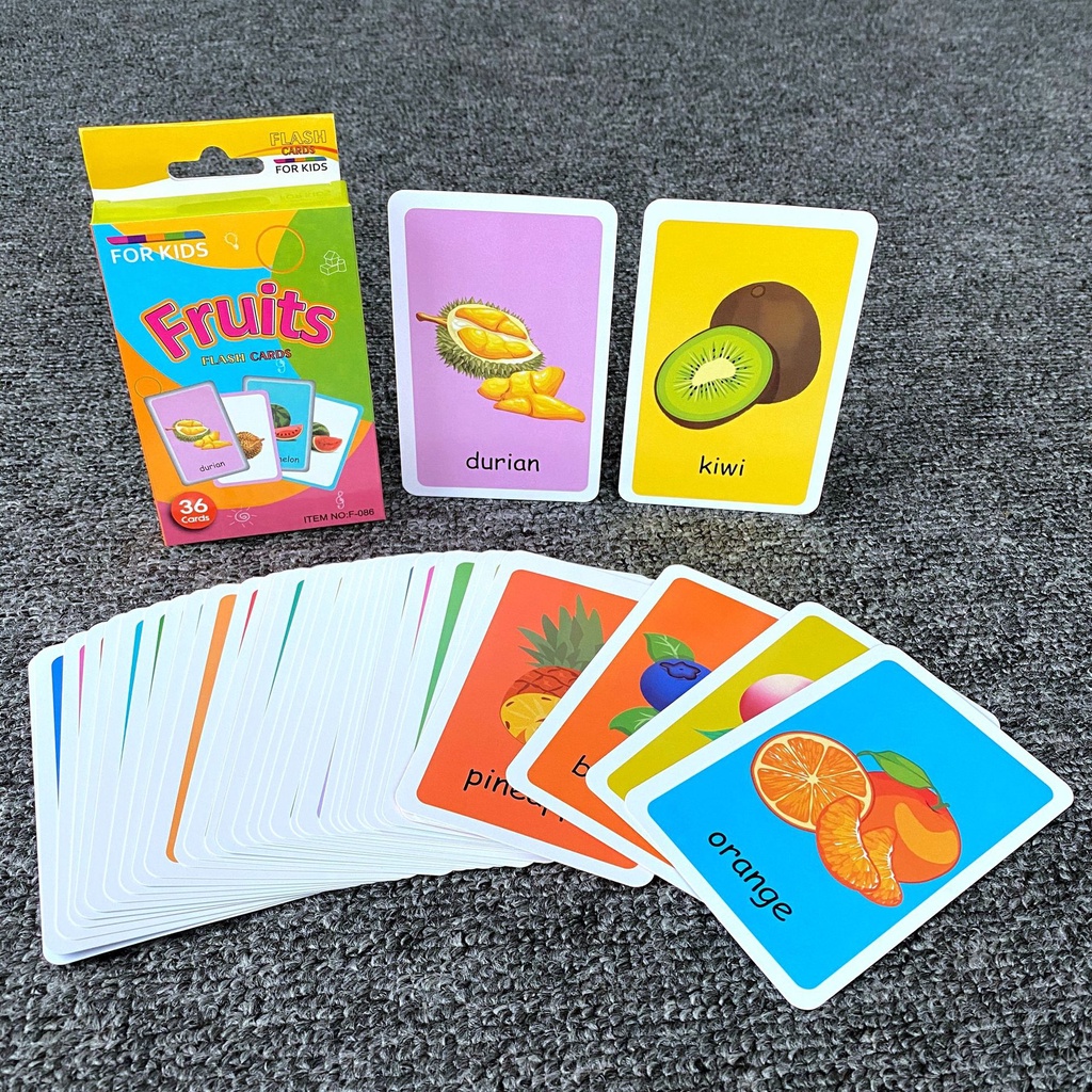 TweedyToys - Flash Cards For Kids / Kartu Pintar Anak / Flashcard English Edukasi