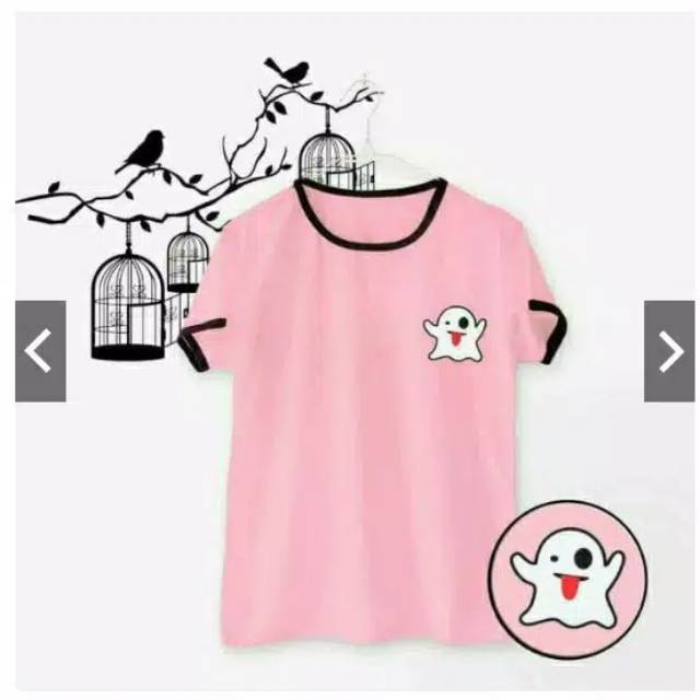 Fourfashion T-SHIRT / KAOS RINGGER CASPER TEE BAHAN BABYTERRY