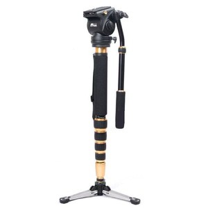Monopod with Fluid Head Jieyang 0506C Carbon Fiber