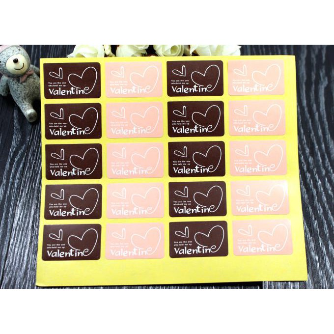 

See Valentine | . Stiker Serbaguna, Stiker Hiasan Zakka Jepang Korea