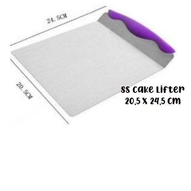 Cake Lifter shovel Sekop Kue Alat pemindah Pengangkat Kue Stainless 24x20,5 cm