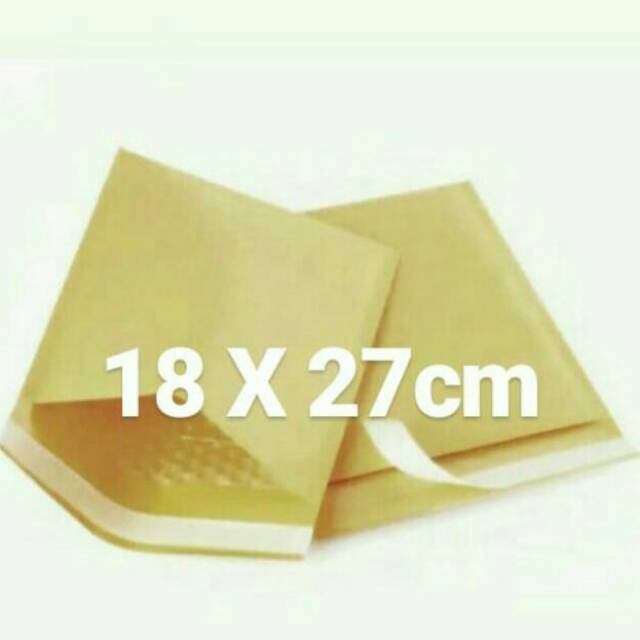 

500pcs Amplop padded envelope bubble mail craft 27X18cm