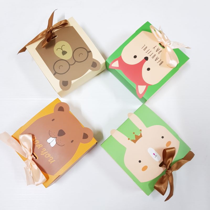 Gift Box Animal Lipat/Bingkisan Kotak Hamper Kado Hadiah