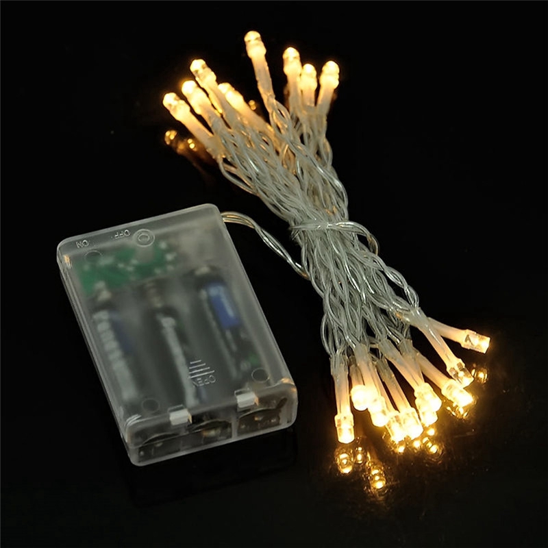 1M,2M,3M,4M,5M,10M Led Fairy Lights / Battery Operated Starry Fairy Lights / Waterproof String Lights Suitable Indoor And Outdoor / Decoration Night Light Perfect For Bedroom,Christmas,Ramadan,New Year,Parties,Wedding,Birthday,Kids Room,Patio,Window