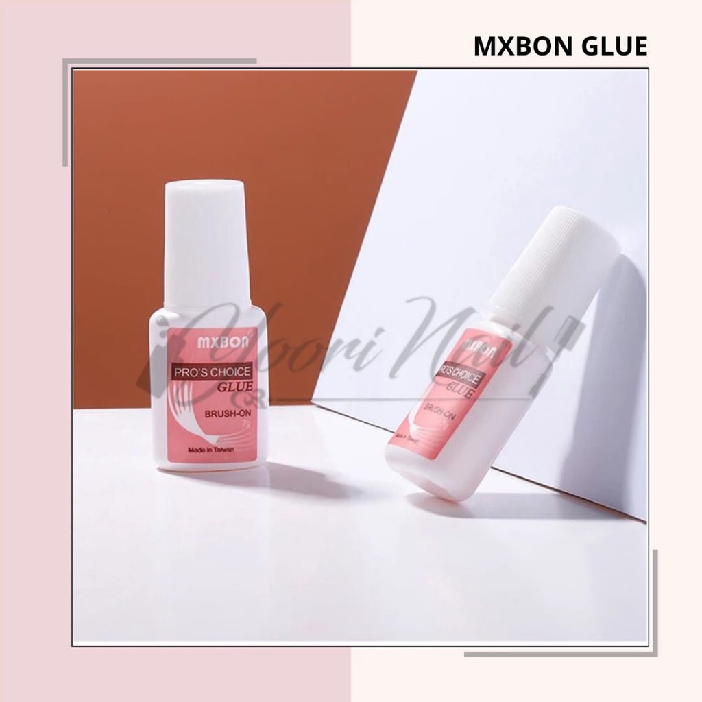 Nail glue MXBON ORI lem kuku palsu nail art glue mxbon original lem kupal