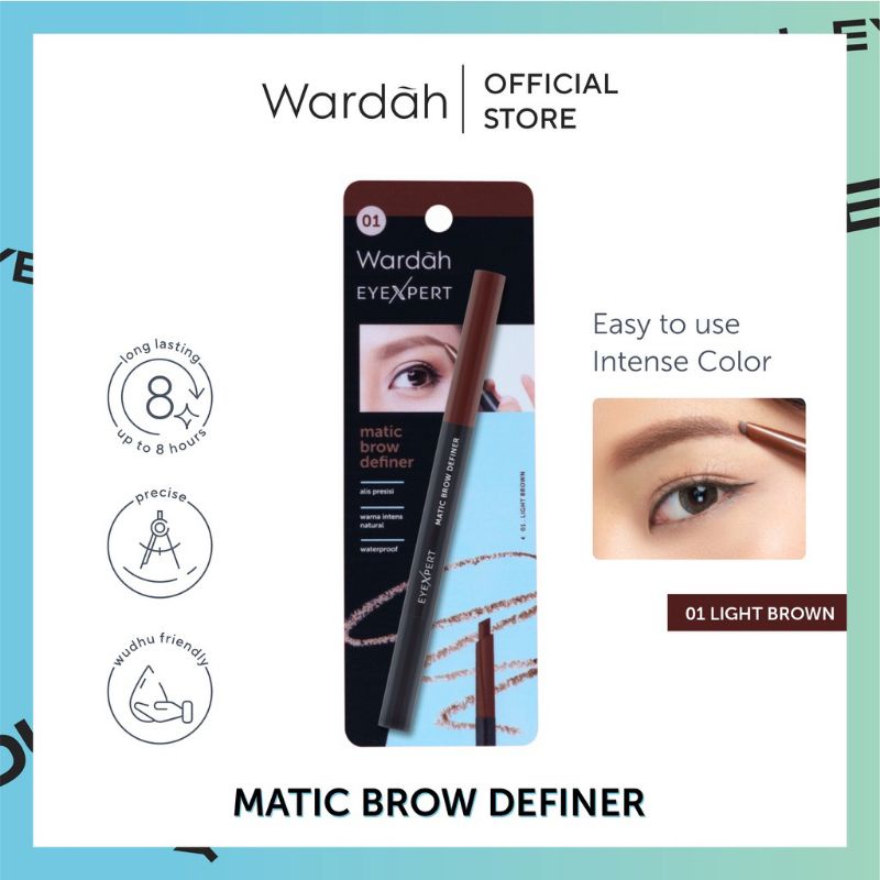 Pensil Alis Wardah Matic Brow Definer