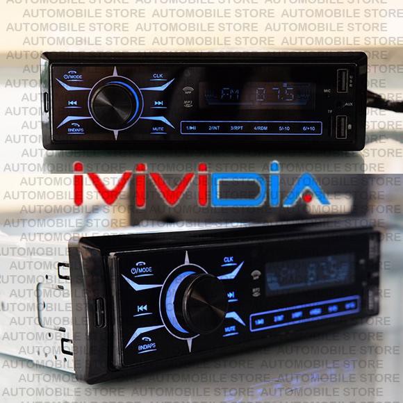 READY MVIDIA Tape Single Din Head Unit Radio USB SD Card MP4 Mobil Bluetooth