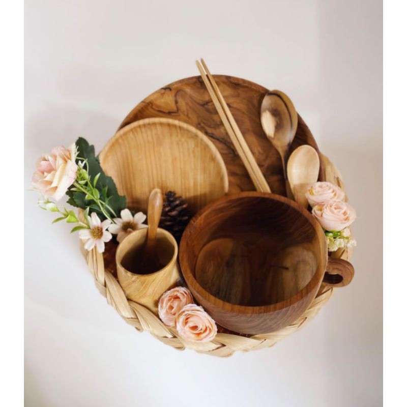 

Hampers | Gift | Kado | Souvenir - Cutleries Kayu Jati Set 3
