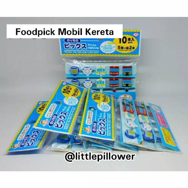 Food pick Mobil Kereta/Tusukan buah pesawat/Bekal anak/bento tools